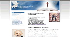 Desktop Screenshot of marianrenewal.com